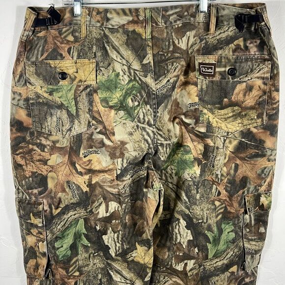🦌🎯 Vintage WALLS ADVANTAGE Camo Hunting Camouflage Denim Cargo Pants Sz. 46-48 - Picture 9 of 12